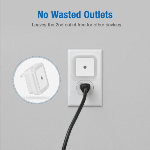 12-Pcs Plug-in LED Night Light Lamp Dusk to Dawn Sensor Hallway Kitchen Bathroom - Picture 9 of 13