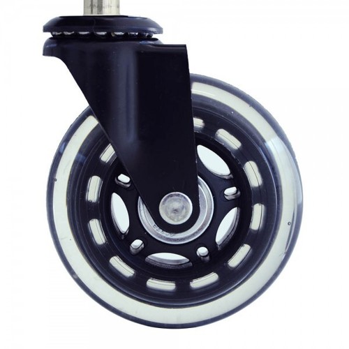 X-Wheel Office Chair Roller Blade Castor Wheel XBlade Wheels Universal Set of 5 - Picture 2 of 15
