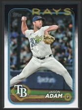 Jason Adam 2024 Topps Update Series #US102 - Tampa Bay Rays