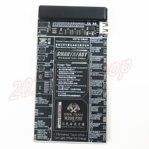 W209 Pro V9 Battery Activation Fast Charger Board For iPhone 15 14 13 12 11 X 8 - Picture 4 of 7