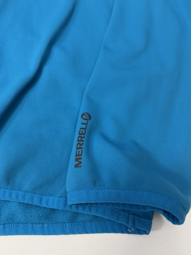Merrell Fleece Jacket 1/4 Zip Pullover Mens Large Select Regulate Blue - Picture 3 of 11