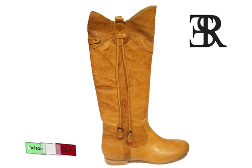 Ermanno Abbinata Cintura Stivali Donna Cuoio Italy Scervino Scarpe Da In Made UUnw7R