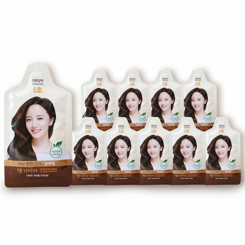 Daeng Gi Meo Ri Shampoo Type Hair dye Medium Brown for Gray Hair 10pcs - Picture 1 of 6