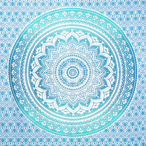 Sábana de cama bohemia boho tamaño doble tapices cuelgantes de pared indios decoración del hogar - Imagen 105 de 108