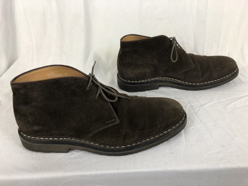 $595 EUC Heschung Genet 10 braun Wildleder US 10,5EURO 44 Schnürschuhe Chukka BX - Bild 5 von 10