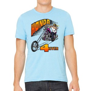 Original Vintage Honda 4 Ever Mini Iron On Transfer Motorcycle Chopper