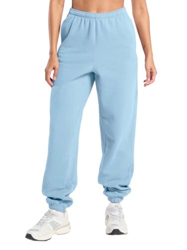 Felpa donna oversize vestibilità ampia pantaloni in pile pesante con tasche - Foto 53 di 57