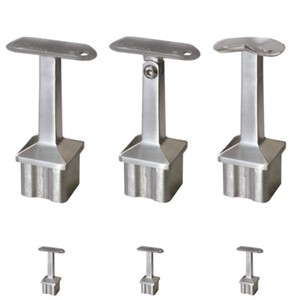 Handlaufhalter für Vierkantrohr 40 x 40 x 2,0 mm V2A