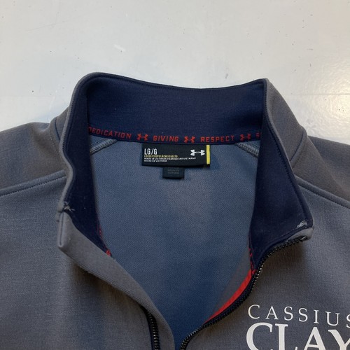 CHAQUETA DE BOXEO DE ARCILLA UNDER ARMOUR CASSIUS TALLA XL Muhammad Ali - Imagen 5 de 6