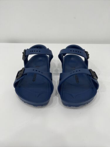 Birkenstock Kids' Rio Essentials EVA Navy Blue Sandals Narrow Fit UK 29 US 11 - Picture 2 of 8