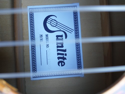 SUNLITE GCN-1600G Classical Guitar 39 in top spruce gloss FOR PARTS ONLY - Imagen 10 de 10