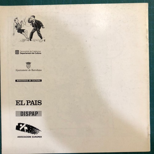 JOAQUIM LOPEZ CRUCES CATALOGUE EXPOSITION 10e SALO DE BARCELONA 1992 - Picture 2 of 16