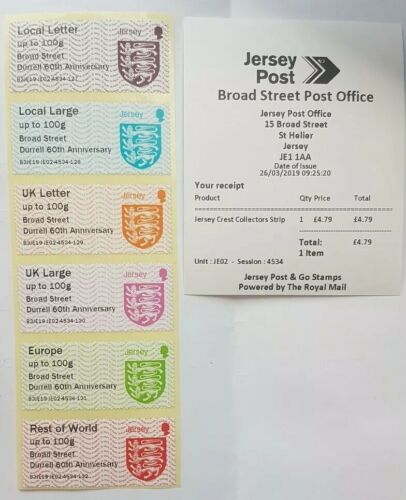 "JERSEY - JE02 - 'BROAD STREET DURRELL 60 ANIVERSARIO' COLL / LOCAL / JUEGOS - FDI - Imagen 1 de 3