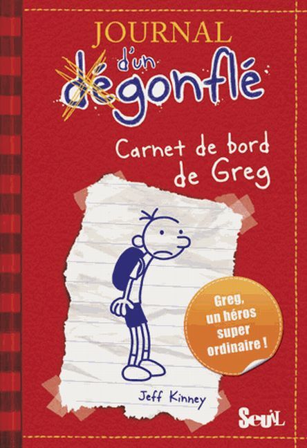 Thumbnail - Jeff Kinney Journal D'un Dégonflé - Carnet De Bord De Greg H ...