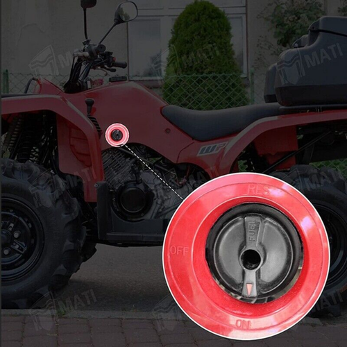 Fuel- Petcock Assy & Lever for ATV Grizzly 350 660 Bruin 350 YFM350 YFM6608938 - Picture 3 of 9