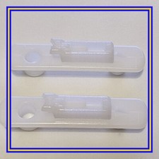 147191 x 2 Ikea Binario per cassetti in plastica, Besta in bianco