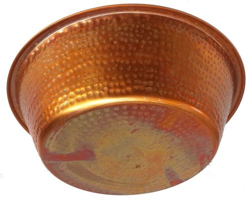 Rainbow Copper Foot Rub Soaking Bath Wash Massage Spa Therapy Pedicure Bowl - Picture 6 of 6