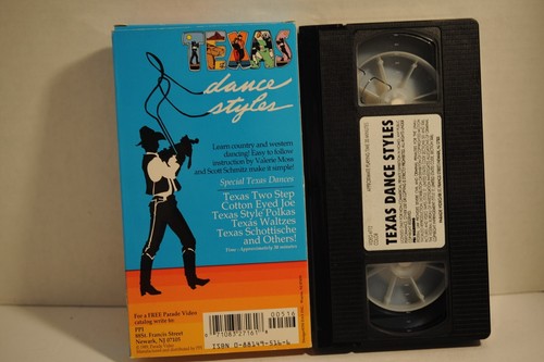 Easy to learn Texas Dace Styles, Two step, Polkas, Waltzes, VHS Dance video - Imagen 2 de 3