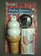 Dairy Queen Pretend Plastic Food - Ice Cream Cone, Dilly Bar, Raspberry Bar Box