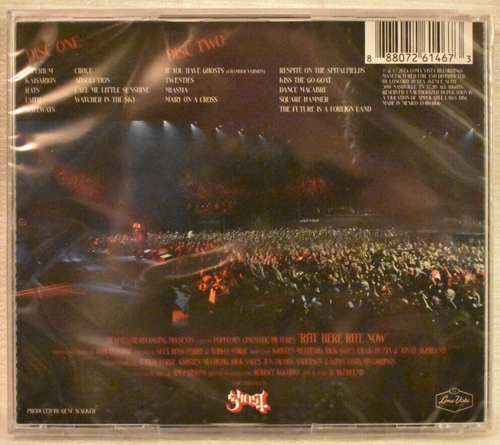 GHOST - RITE HERE RITE NOW - SOUNDTRACK 2 CD SET - BRAND NEW SEALED - Picture 2 of 3