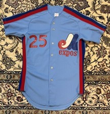 Rawlings 1980s Montreal Expos Baseball Jersey Mens Size 44
