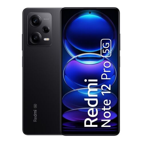 XIAOMI REDMI NOTE 12 PRO 5G DUALSIM 128GB 6GB RAM BLACK GARANZIA ITALIA BRAND - Foto 1 di 2