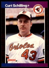 1989 Donruss #635 Curt Schilling RC Baltimore Orioles