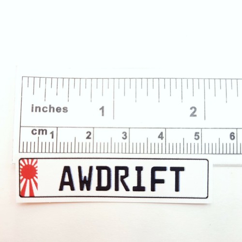 RC 1/10 License Plate Scale Sticker Decal Drift Car Onroad Body Licence Number - Picture 41 of 240