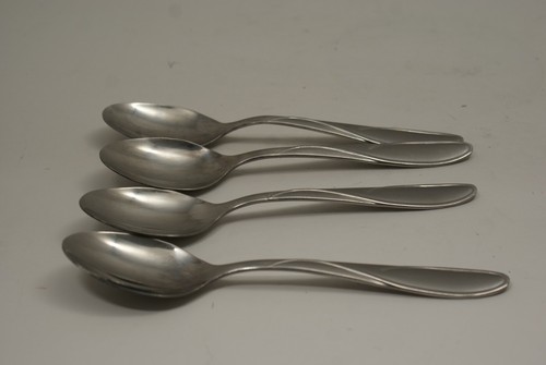 Lote de cubiertos Cambridge Gabriella arena acero inoxidable esmerilado remolino elección - Imagen 25 de 45