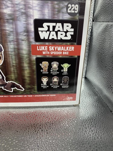FUNKO POP! STAR WARS Luke Skywalker With Speeder Bike Limited Edition CHASE #229 - Picture 6 of 7