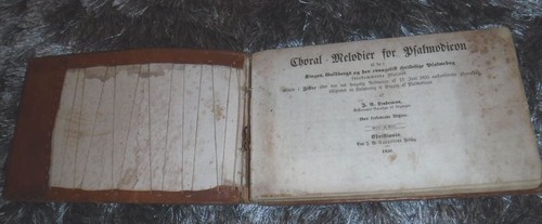 Choral-melodier for psalmodicon BY LINDERMAN 1850 VINTAGE-MUSIC FOR CHURCH - Picture 2 of 6