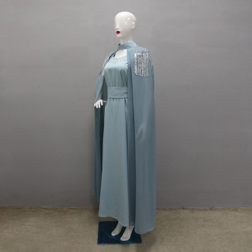 Maxi Vestido Abaya Mujeres Musulmán Capa Capa Noche Caftán Batas Largas Vestidos Dubai - Imagen 5 de 36