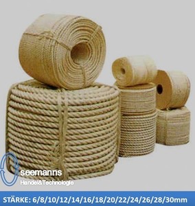 Juteseil Natur 40mm Meterware 4,69/€//m