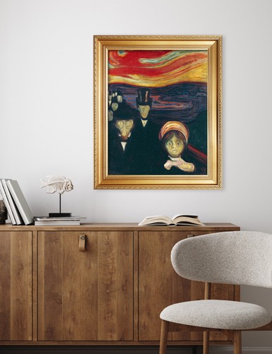 DECORARTS Anxiety by Edvard Munch Expressionist Wall Art Canvas Print Home Decor - Picture 37 of 44
