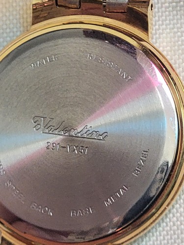 Vintage Gold Valentino Watch In Original Box With Papers, Mint Condition - Picture 5 of 8