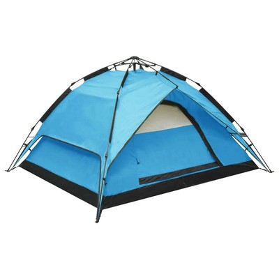 vidaXL Pop Up Campingzelt 2-3 Personen Blau Sekundenzelt ...