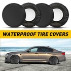 28' Waterproof Tire Covers Of Set 4 Wheel&Tyre Rv Trailer Camper Sun Protector