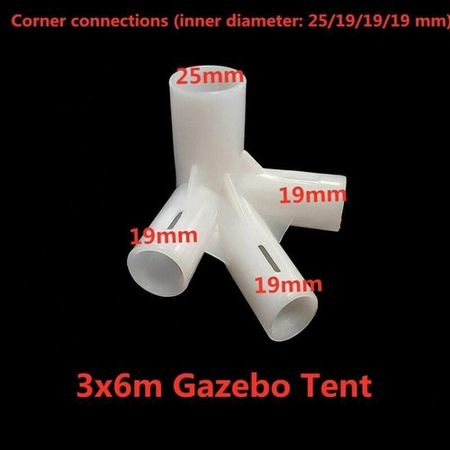 Gazebo Connector 25/19mm For Center Spare Awning Tent Corner Parts - Picture 11 of 20