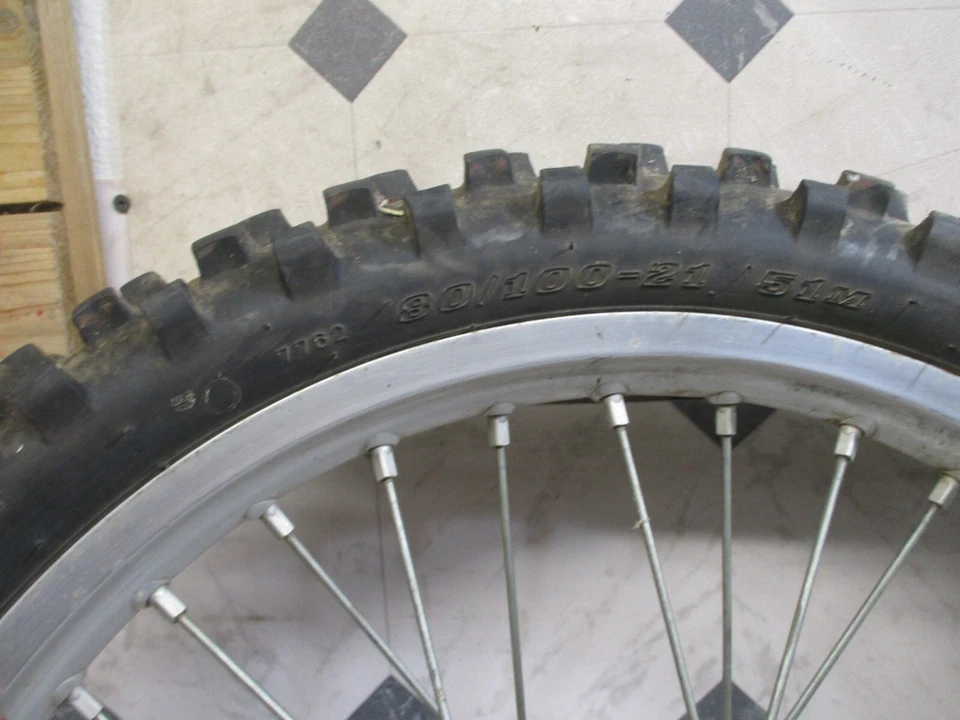 Llanta delantera Kawasaki kx250 kx 250 kdx250 1989 89 80/100-21 Foto 3 de 4