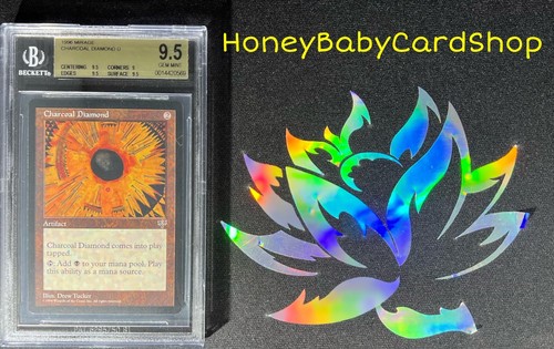 MTG Mirage 1996 Charcoal Diamond BGS 9.5 GEM MINT Silver Age Iconic Staple - Picture 4 of 6