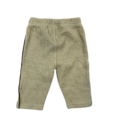 Jacadi Kids Cotton Elastic Waist Side Lining Beige Pull On Pants Size 6M / 67cm - Picture 2 of 4