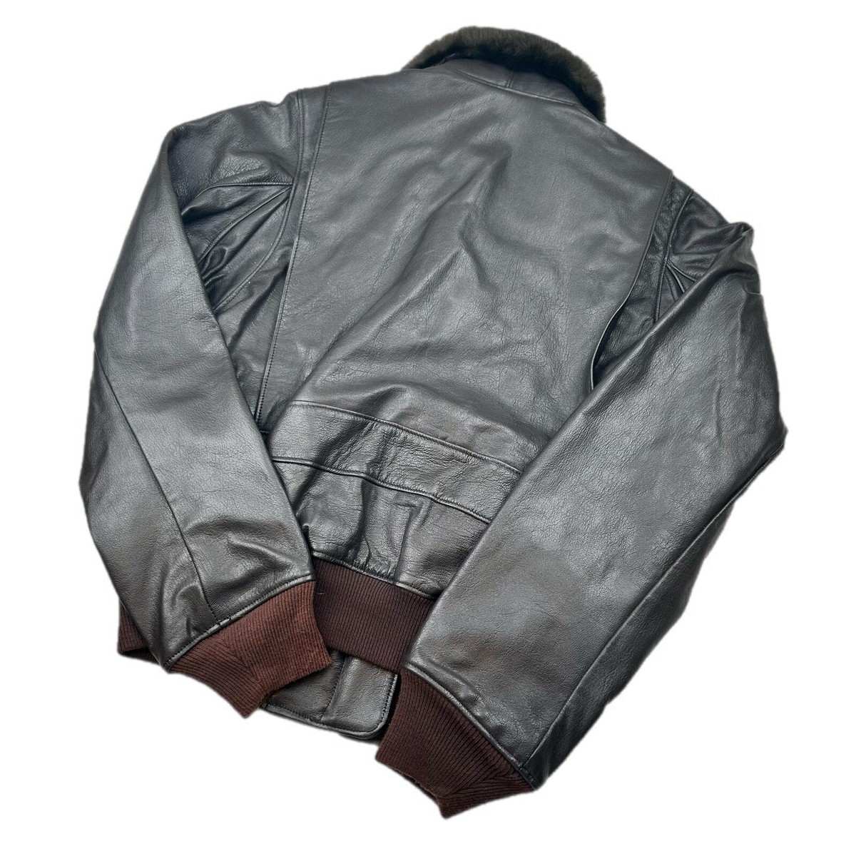 ジャケット・アウター 70s GOLDEN BEAR A2 TYPE LEATHER JKT Vintage Golden Bear A-2 Leather Military Flight Bomber