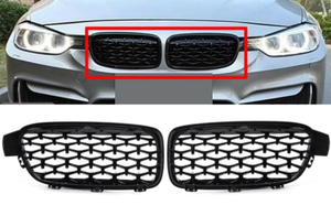 BMW F32 F33 F80 F82 F83 M3 M4 Gloss Black Kidney Grille Grilles Double Spoke UK
