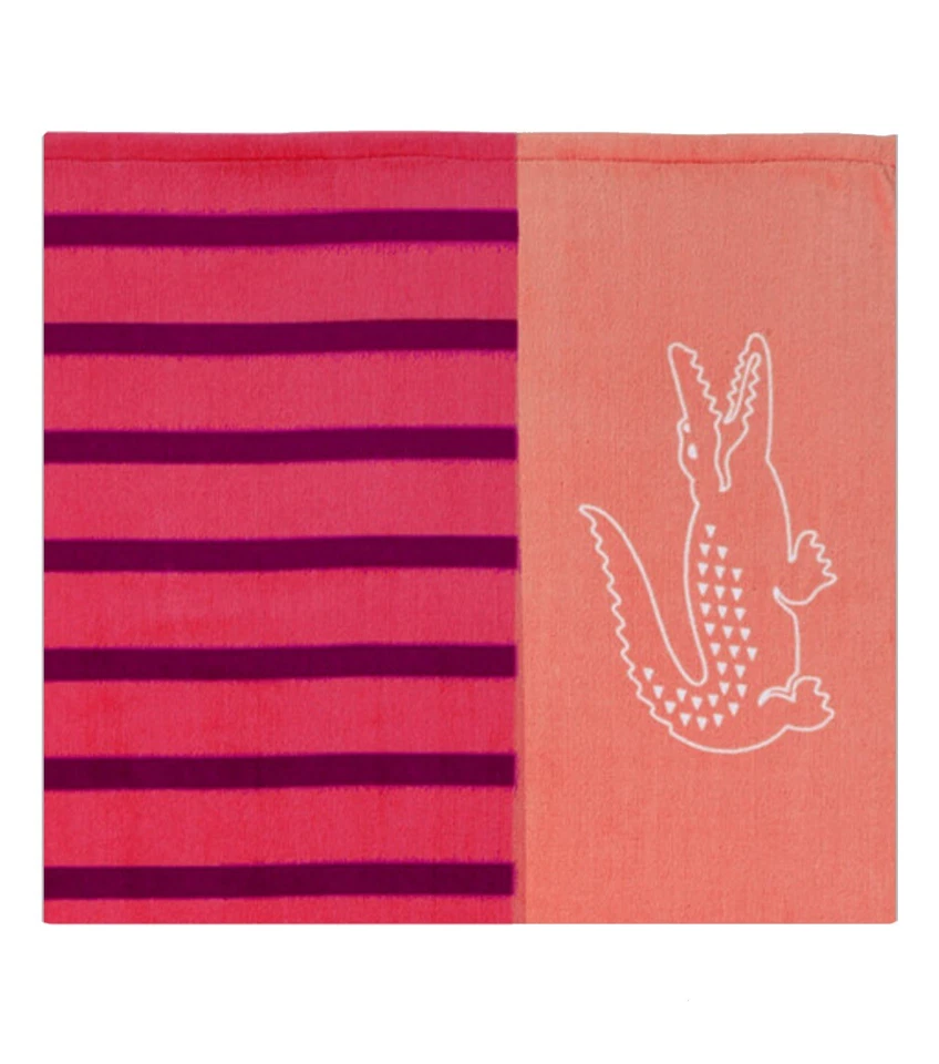 Lacoste. Printed on 100% Cotton Beach Towel One Size. Multicolor.72" x 36" - Image 2 of 4