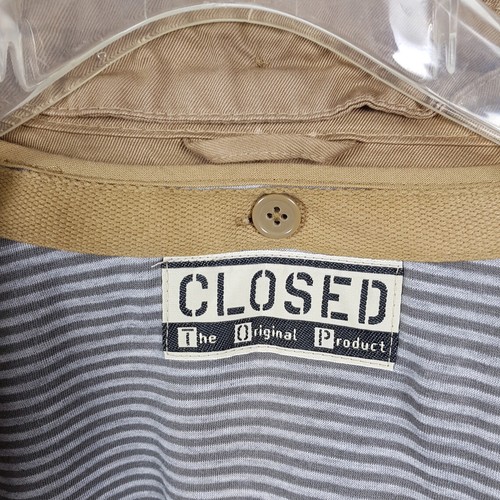 Closed Mantel Damen M Beige Militär Stil Feldjacke Used Look Parka - Bild 8 von 9