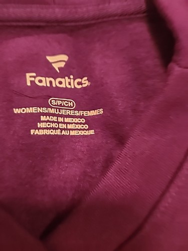 New Without Tags NFL Womens VIkings Hoodie Size SM - Picture 3 of 9