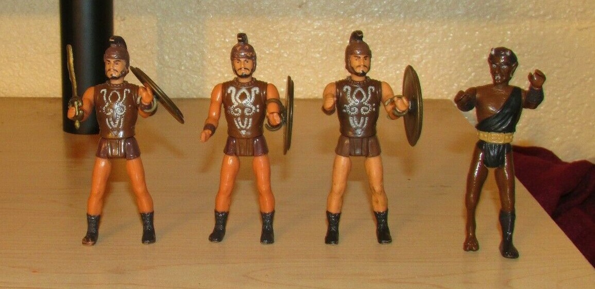 Vtg 1980 Figure Lot (5) Clash of the Titans CHARON, CALIBOS THALLO x3 Mattle MGM Vtg 1980 Figure Lot (5) Clash of the Titans CHARON, CALIBOS THALLO x3 Mattle MGM