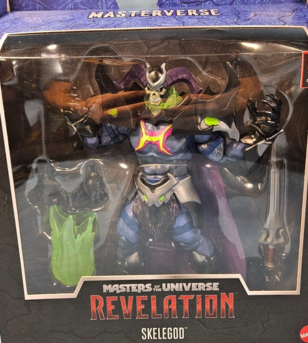 Masters Of The Universe Masterverse Revelation Skelegod New Sealed. - Picture 3 of 3