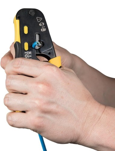 Klein Tools 80072 RJ45 Cable Tester Kit with LAN Scout Jr. 2, Coax Crimper … - Picture 6 of 10