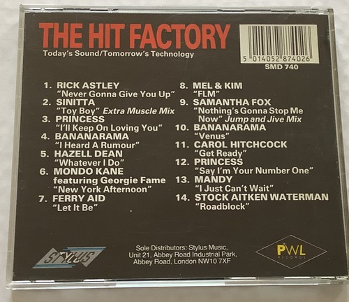 The Best Of Stock Aitken Waterman CD PWL SAW Rick Astley Bananarama Hazell Dean - Picture 3 of 3